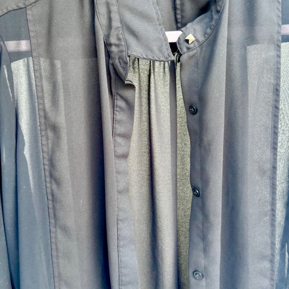 Rock & Republic Sheer Shirt - Picture 8 of 10